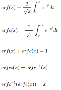 Erfi Funktion Formeln