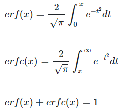 Erfc Funktion Formel